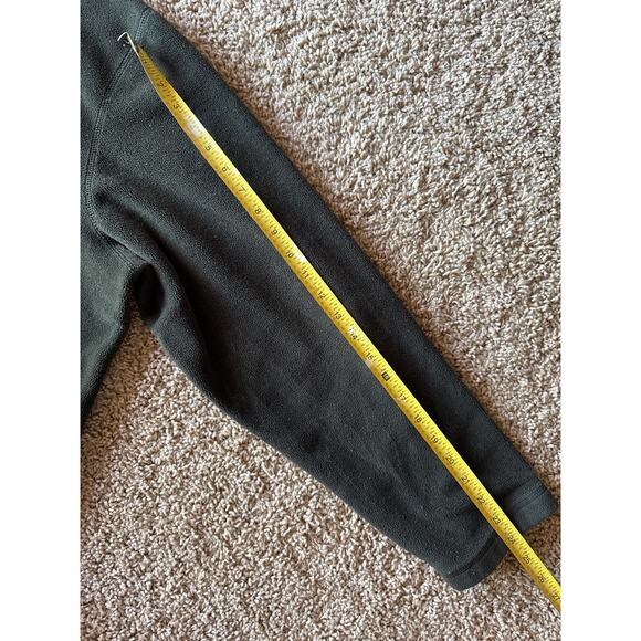 Vintage 90’s Abercrombie & Fitch Moss Green Baggy XL Fleece Pullover - Picture 7 of 7